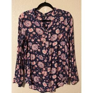 Lucky Brand Women's Top - Size Small - Rayon Feel - Long Sleeve